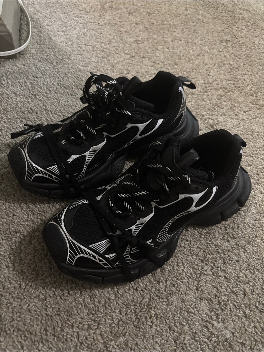 Balenciaga Black and White 3xl Shoe